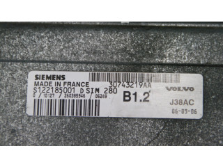 Блок управления двигателя 30743219AA Volvo S40