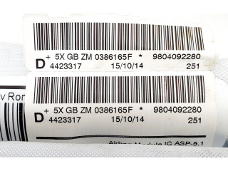 Боковая подушка безопасности 9804092280 Peugeot 2008 I