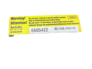 Надувная подушка для руля Volvo XC90 2003 - 2006 года