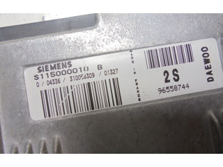 Блок управления двигателем Блок управления 96558744, 96558744   Chevrolet Matiz