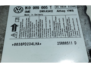 Блок подушек безопасности 1K0909605T, 5WK43412 Skoda Octavia Mk2 (1Z)