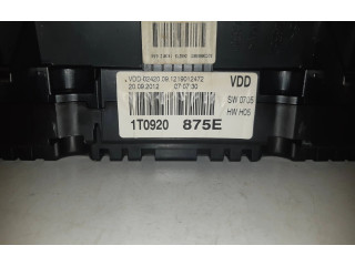 Панель приборов 1T0920875E, L08999160ZV   Volkswagen Touran II       