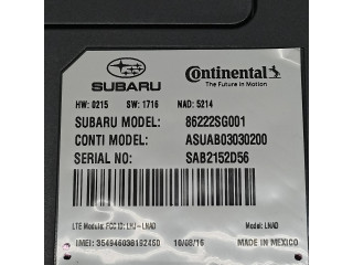 Блок управления 86222SG001, SAB2152D56   Subaru Forester SJ