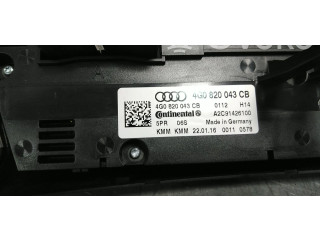 Блок управления климат-контролем 4G0820043CB   Audi A6 S6 C7 4G