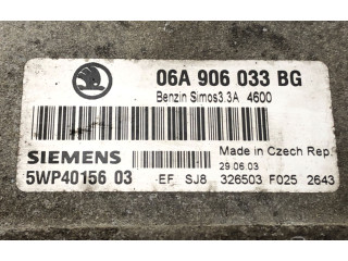 Блок управления двигателем Блок управления 06A906033BG Skoda Octavia Mk1 (1U)
