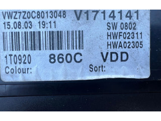 Панель приборов 1T0920860C, V1714141   Volkswagen Touran I       