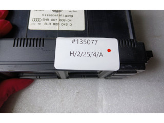 Блок управления климат-контролем 8L0820043D   Audi A3 S3 8L