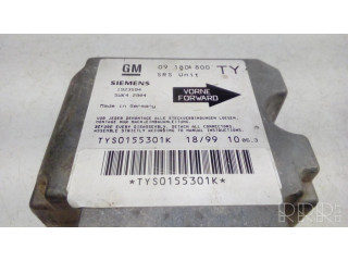 Блок подушек безопасности 09180800TY, 1923594 Opel Vectra B