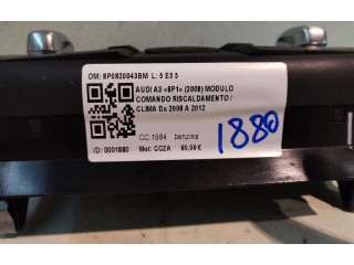 Блок управления климат-контролем 8P0820043BM, 8P0820043BM   Audi A3 S3 8P