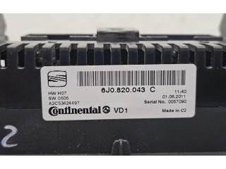 Блок управления климат-контролем 6J0820043C   Seat Ibiza IV (6J,6P)