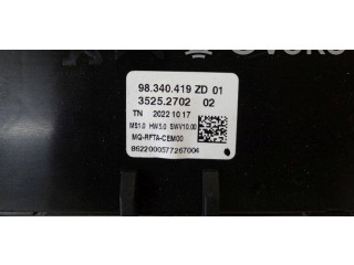Блок управления климат-контролем 98340419ZD Citroen Berlingo