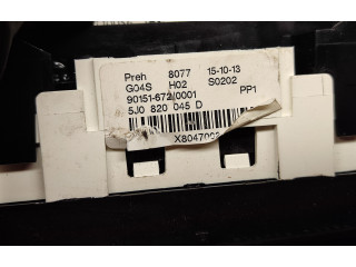 Блок управления климат-контролем 5J0820045D Skoda Fabia Mk2 (5J)