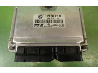 Блок управления двигателем Блок управления 038906019EG 0281010928 Skoda Superb B5 (3U)