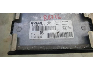 Блок управления двигателем Блок управления 0261206214, 9632693880   Peugeot 306