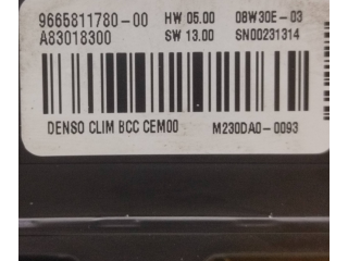 Блок управления кондиционером 9665811780, A83018300   Citroen C4 Grand Picasso
