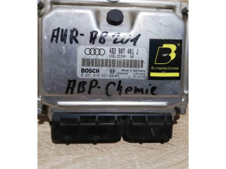 Блок управления двигателем Блок управления 4B2907401J, 0281010822 Audi A6 S6 C5 4B