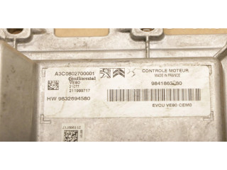 Блок управления двигателя 9832694580, A3C0802700001 Peugeot 2008 II