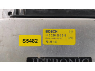 Блок управления двигателя 7525140, 0280000514   Saab 900