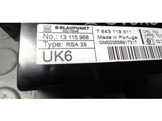 Pojistková skříňka Радио/ проигрыватель / навигация 13115968 Opel Zafira B 2006