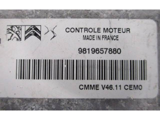 Блок управления двигателя 9819657880, 9800913080 Citroen C3 Aircross