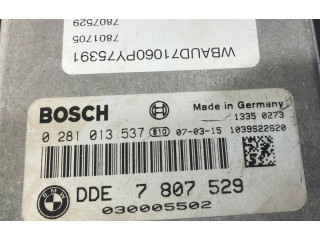 Řídící jednotka 7807529, 0281013537 BMW 1 E81 E87 2007