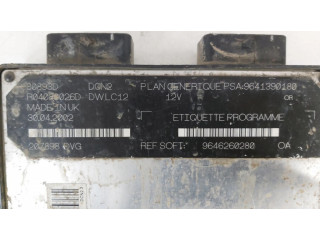 Řídící jednotka 9646260280, 9641390180 Citroen Berlingo 2004