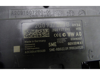 Блок комфорта 2Q0937090B   Skoda Fabia Mk3 (NJ)   