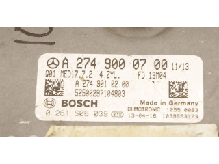 Řídící jednotka A2749000700, 0261S06039 Mercedes-Benz C W204 2013