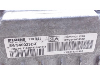 Блок управления двигателя 9644803380, 9644302380 Peugeot 307