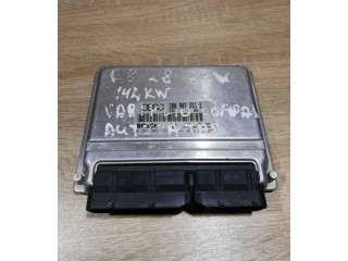 Блок управления двигателем Блок управления 3B0907551E, 0261206124   Audi A8 S8 D2 4D