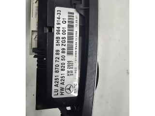 Блок управления климат-контролем A2518707289   Mercedes-Benz R W251