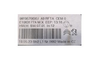 Модуль блока управления кондиционером 98195706XU Peugeot 2008 I