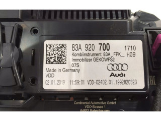 Панель приборов 83A920700 Audi Q3 F3