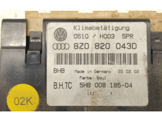 Блок управления климат-контролем 8Z0820043D, 5HB008185   Audi A2