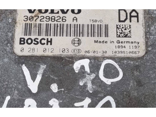 Комплект блоков управления 0281012103, 30729826A   Volvo V70