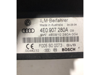 Pojistková skříňka Řídící jednotka BSM 4E0907280A, F005S00073   Audi A8 S8 D3 4E 2004