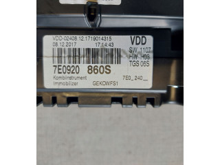 Přístrojová deska Volkswagen Transporter - Caravelle T6 2017 7E0920860S, 7E0920860S