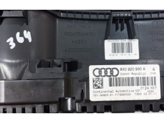 Панель приборов 8X0920930A, 8X0920930A   Audi A1       