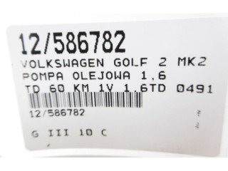 Масляный насос 1 049115153B, 049115153B Volkswagen Golf II