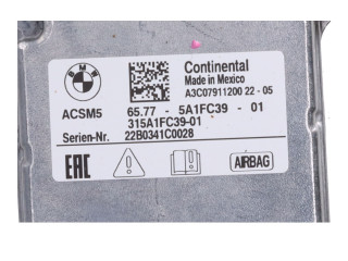 Блок подушек безопасности 5A1FC39 BMW X5 F15