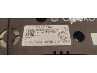 Панель приборов 3V0920741A, 1773963660 Skoda Superb B8 (3V)
