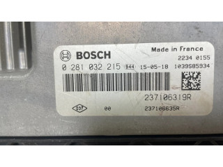 Блок управления двигателя 237106319R, 0281032215 Renault Captur