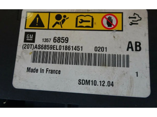 Блок подушек безопасности 13576859   Opel Meriva A