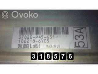 Блок управления двигателя 37820P45G31 Honda Accord