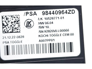 Turbodmychadlo Селектор переключения передач 98440964ZD Opel Mokka B F12XHT(EB2ADTS)