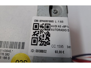 Турбина Радио/ проигрыватель CD/DVD / навигация Audi A3 S3 8P  8P0035186S, 8P0035186S         