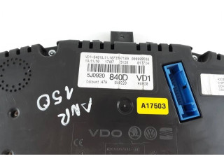 Панель приборов 5J0920840D, 5J0920840 Skoda Fabia Mk2 (5J)