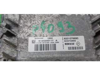 Блок управления двигателем Блок управления 8201076690, S120200117A.   Renault Twingo II