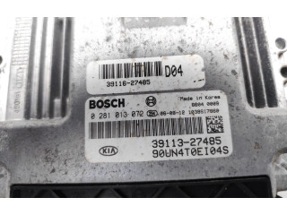 Блок управления двигателя 39113-27485, 0281013072   KIA Carens II