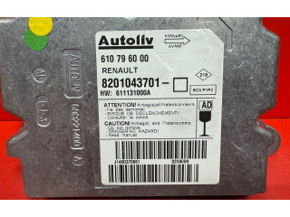 Блок подушек безопасности 8201043701, 610796000 Renault Clio III